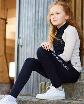Kingsland Linda Junior Fuldgrip Ridetights - Navy